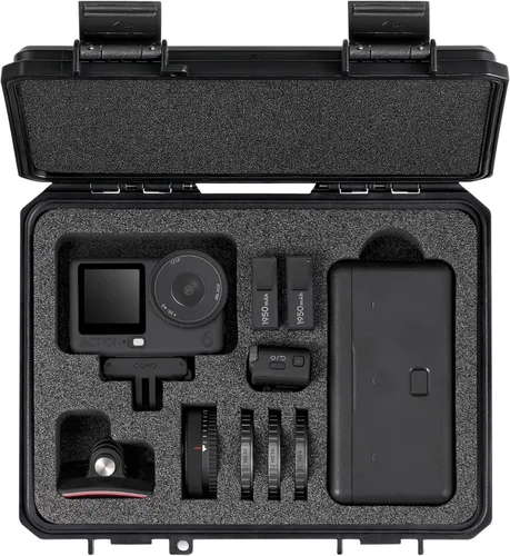 Miniatura 7 de Funda rígida portátil impermeable para DJI Osmo Action 5 Pro/4/3 accesorios de cámara de acción, compatible con combo estándar, aventura/buceo, Para