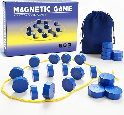 Juego de ajedrez magnético con cuerda para rellenar cestas de Pascua, juegos familiares, juegos divertidos de estrategia para familia y fiestas,