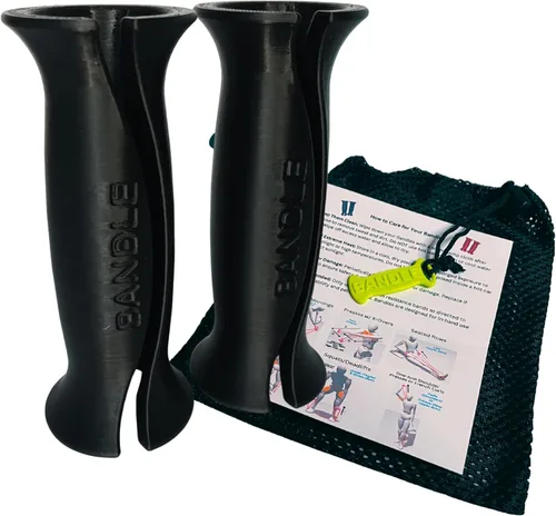 Bandle™ - Verdaderas asas ergonómicas para bandas de resistencia | Libera todo el potencial de entrenamientos de cuerpo completo sin dolor |