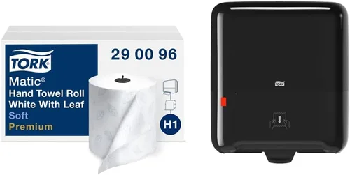 Miniatura 11 de Tork Rollo de toallas de mano blanca H80, Premium, 6 rollos, 8030630 Blanco