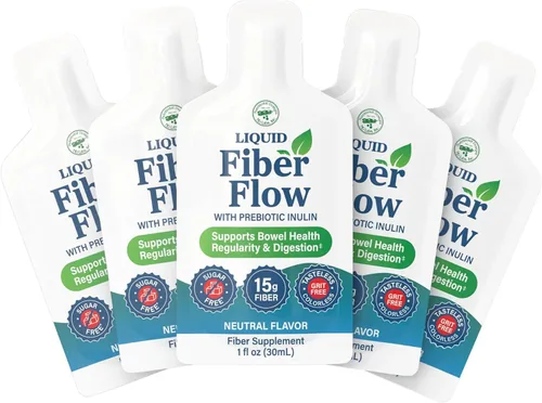 Miniatura 9 de Nutritional Designs Fibra líquida para niños: suplemento de fibra para niños, fibra prebiótica de inulina sin azúcar, mezcla de bebida de fibra