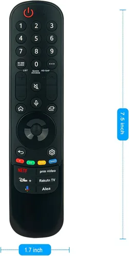 Miniatura 7 de Reemplazo de voz remoto aplicable para LG TV 50UQ7070ZUE 43UQ7070ZUD 55UQ7070ZUE 50UQ8000AUB 65NANO80AQA 86QNED90UQA 75QNED85UQA 28LM400B-PU