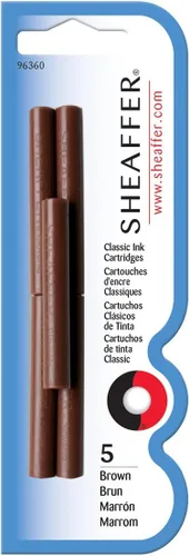 Miniatura 5 de Sheaffer Skrip (96320) - Cartuchos de tinta, color azul, paquete de 5 unidades Paquete de 1 Rojo