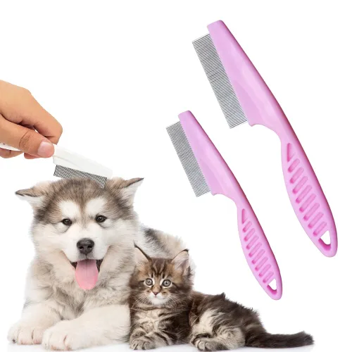 Miniatura 10 de Peine para pelo de mascotas, 2025 Nuevo Cepillo de aseo multifuncional para mascotas, peine para pelo de mascotas, remoción de manchas de lágrimas