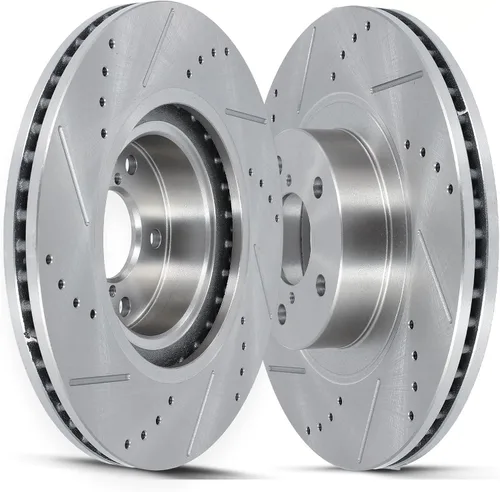 Miniatura 26 de SCITOO Rear Brake Rotors For Honda For CR-V 2002-2004 Drilled & Slotted Disc Brakes Rotors Replacement:31304