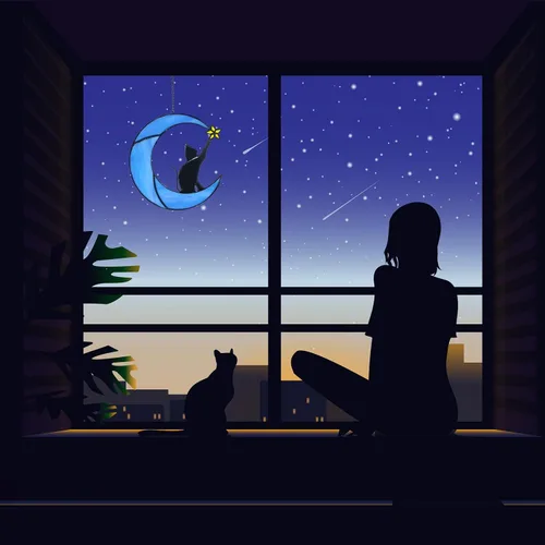 Miniatura 7 de COMFYROOM Atrapasoles para colgar en la ventana de vitral, regalo para amantes de los gatos para mujeres, regalos conmemorativos de gatos por