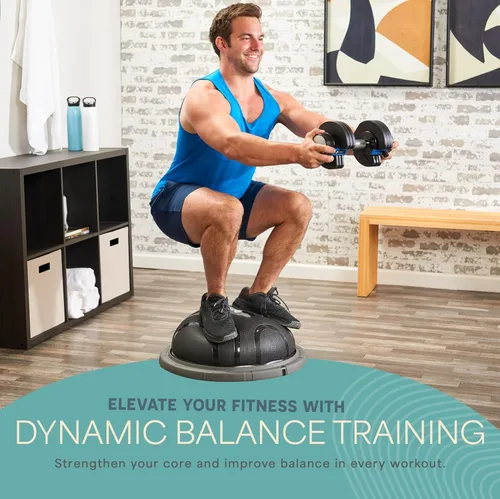 Miniatura 3 de Lifepro Half Balance Ball Trainer - Pelota de estabilidad para ejercicio, entrenamientos de cuerpo completo, gimnasio en casa y terapia física