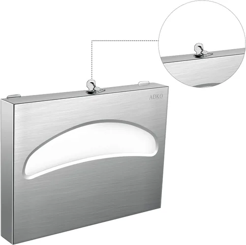 Miniatura 4 de Dispensador de fundas para asiento de inodoro Acero inoxidable
