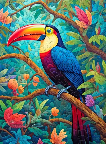 Miniatura 7 de Cross & Glory Sinfonía dorada de la dalia - Rompecabezas de 1000 piezas para adultos Rompecabezas de arte de mosaico floral vibrante Obra