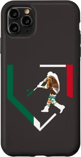 Miniatura 4 de Funda para iPhone 12 Pro Max Mexico High School Baseball Player Mexican Flag Home Plate Case