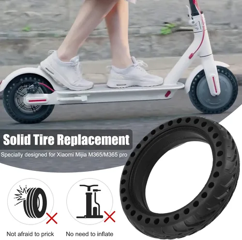 Miniatura 4 de Cooryda Neumático sólido para Xiaomi m365 Scooter eléctrico Mijia Mi m365 pro/gotrax gxl V2/gotrax XR, 8.5 pulgadas Scooter eléctrico Ruedas de 8