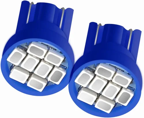 Miniatura 5 de Paquete de 10 bombillas LED T10 194 168 158 161 2825 para panel de instrumentos, panel de instrumentos, panel de instrumentos, panel de Azul