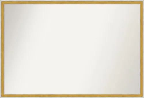 Miniatura 263 de Amanti Art Espejo de baño blanco para sobre el fregadero, 32 x 45 pulgadas, espejo de tocador rectangular blanco esbelto, marco de madera moderno