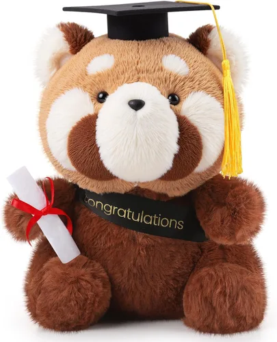 Miniatura 9 de Chalyna Oso de graduación de 10 pulgadas con sombrero, diploma y girasol, regalo de preescolar para niños, estudiantes, amigos y familiares