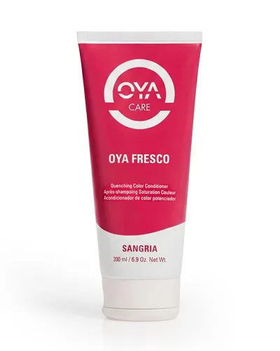 OYA Fresco - Acondicionador de color templado – Sangria – Acondicionador semipermanente de color para cabello rojo – Mejora y mantiene los tonos