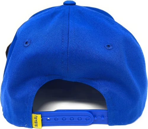 Miniatura 2 de Subaru Motorsports Logo Rally Flat Visor Gorra Sombrero Impreza STI WRX Racing Algodón Azul