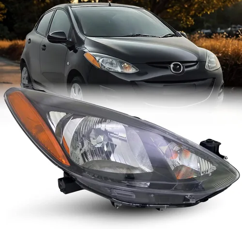 Miniatura 11 de ALLIGATOR AUTO LIGHTS Repuesto para Mazda 2 Sport, Touring 2011-2014 compatible con DOT/SAE, juego de montaje de faros delanteros halógenos