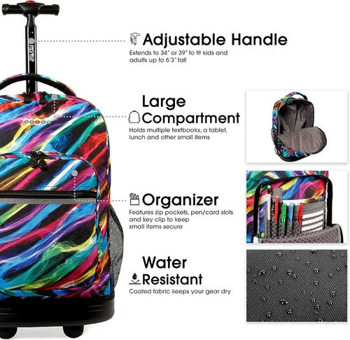 Miniatura 5 de J World New York Sunrise - Mochila con ruedas, Quantum), RBS-18 QUANTUM