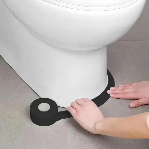 Miniatura 10 de 2 rollos de cinta autoadhesiva para calafatear, impermeable, para baño, tira selladora de calafateo blanca, papel tapiz para despegar y pegar