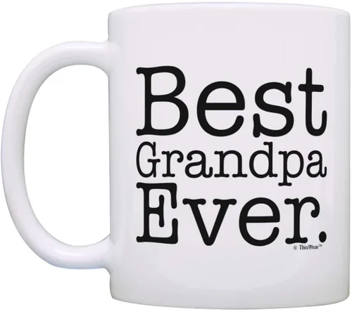 Miniatura 2 de Taza de café o té, regalo ideal para el día del padre, madre, abuela o abuelo , Blanco 11oz Grandma & Grandpa
