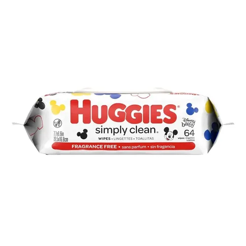 Miniatura 4 de Huggies Toallitas para bebé Simply Clean sin fragancia (paquete de 2)