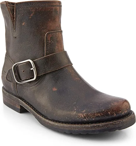 Miniatura 3 de Frye Veronica Botines para mujer hechos de cuero cepillado de grano completo con herrajes de metal antiguo e impermeables, construcción de ribete