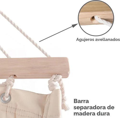 Miniatura 6 de SUNCREAT Hammocks Hamaca doble extragrande con soporte de 12 pies, capacidad de 475 libras, hamaca portátil al aire libre con barra separadora
