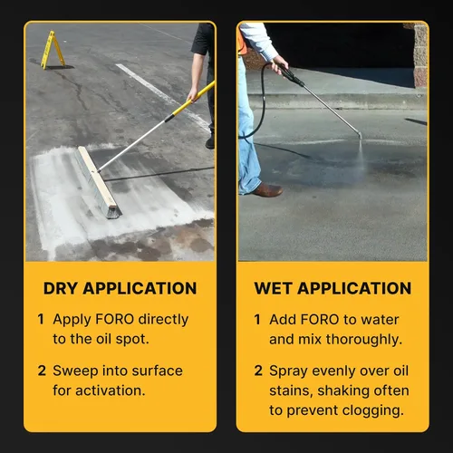 Miniatura 6 de CAF Outdoor Cleaning FORO - Limpiador y endurecedor de asfalto, removedor de manchas de aceite para superficies de entrada de asfalto
