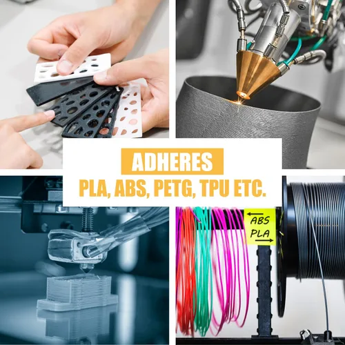 Miniatura 5 de Súper pegamento en gel para impresora 3D – XXL 50g / 1.76oz de fuerza industrial – Se adhiere a PLA, ABS, PETG, TPU y Nylon – Extrafuerte