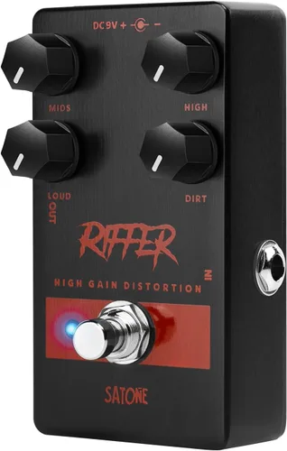 Miniatura 13 de Satone Pedal de guitarra retardada, Spritwalker Pedal de efecto de guitarra eléctrica Delay DC 9V Mini Pedal de retardo analógico True Bypass