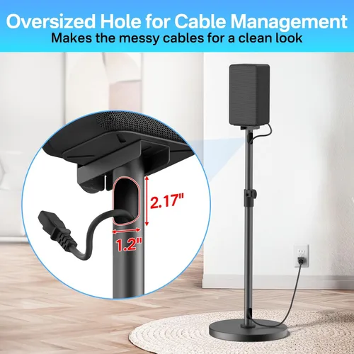Miniatura 4 de notiela Par de soportes de altavoces de alta resistencia para soportes de altavoces Sony con soporte de pared y soportes de barra de sonido Sony