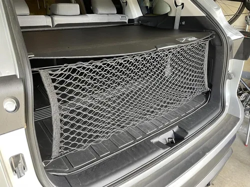 Miniatura 6 de Red de carga organizadora de maletero para Toyota Grand Highlander 2024-2026 – Red de carga estilo sobre para SUV – Organizador de maletero de coche