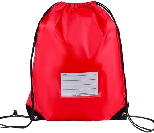 Miniatura 45 de CODOBON Paquete de 20 bolsas con cordón, mochila de cuerda de dibujo a granel, bolsa de bricolaje para gimnasio, deportes, bolsa para mujeres
