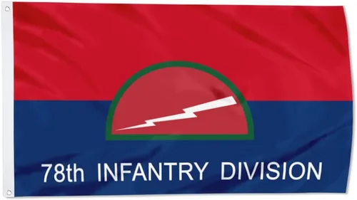 Miniatura 20 de Fyon Bandera militar de la 34ª división de infantería del ejército de 3 x 5 pies con 2 ojales de latón