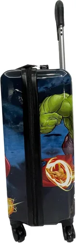 Miniatura 4 de Fast Forward Spiderman - Maleta de viaje de 20 pulgadas con ruedas para niños, Avengers, Equipaje giratorio