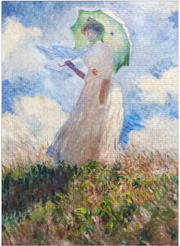 Miniatura 8 de MyPuzzle Claude Monets Suzanne Hoschedé 1886 - Rompecabezas prémium de 100 piezas para adultos