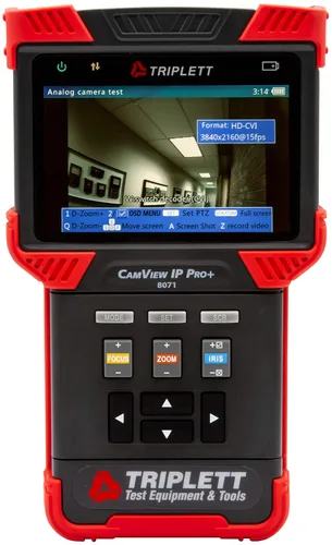 Miniatura 11 de Triplett 8071 CamView IP Pro+ CCTV Cámara Probador con servidor DHCP incorporado - IP, NTSC/PAL, AHD, TVI