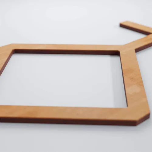 Miniatura 4 de Ekena Millwork 12 1/4"W X 7 3/8"H Cameron Extra Pequeño Decorativo Cameron Paneles De Pared De Madera De Calado, Aliso