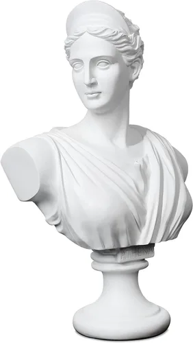 Miniatura 8 de YUEOECOR Estatua de victoria con alas griegas de 9 pulgadas, figura clásica de la diosa romana de la fuerza y la victoria para decoración del hogar
