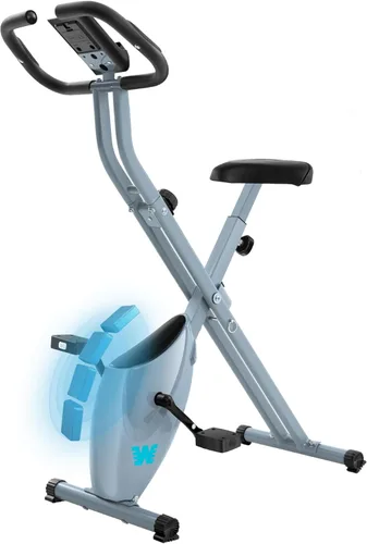 Miniatura 10 de BARWING Bicicleta de Ejercicio Estática para Entrenamiento en Casa, Bicicleta de Interior Plegable de 5 en 1 para Personas Mayores, Capacidad