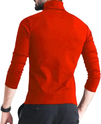 Miniatura 2 de MAQUIDE Suéter básico de punto con cuello alto para hombre