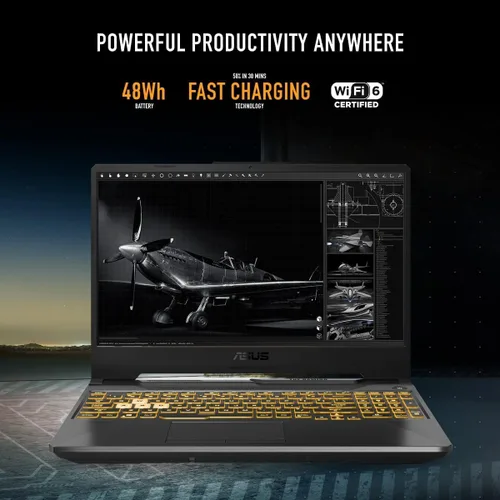 Miniatura 3 de ASUS TUF Gaming F15 15.6" Full HD 144Hz - Laptop para juegos, Intel Core i5-11400H 2.7GHz, 8GB RAM, 512GB SSD, NVIDIA GeForce RTX 3050 4GB, Windows