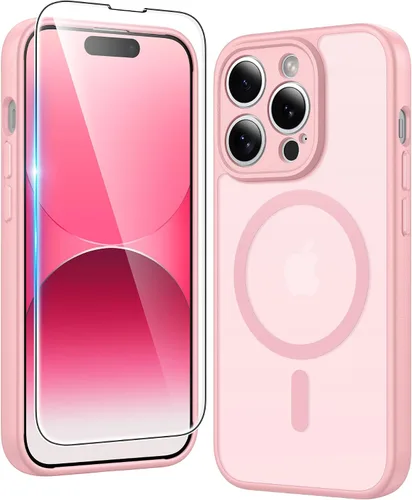 Miniatura 463 de FNTCASE Funda para iPhone 13 Pro-Max: Fundas magnéticas transparentes compatibles con Magsafe Slim anti amarillamiento protección contra caídas