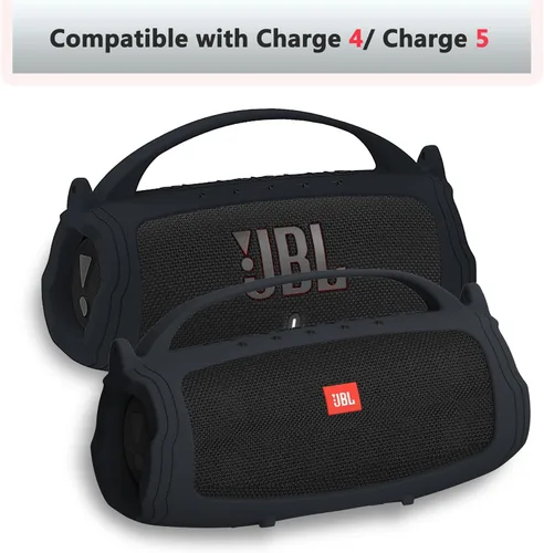 Miniatura 4 de JCHPINE Funda de silicona y funda rígida de viaje para JBL Charge 4 / Charge 5 Accesorios de altavoz Bluetooth portátil