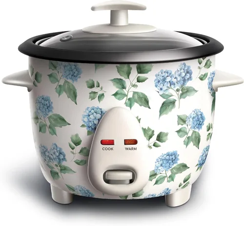 Miniatura 19 de COOK WITH COLOR Arrocera de 6 tazas de 300 W, cocción sin esfuerzo y perfectamente, cocina 3 tazas de arroz crudo para 6 tazas de arroz cocido, azul