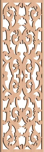 Miniatura 38 de Meadville Paneles decorativos de pared de madera con calado, 9 3/8 pulgadas de ancho x 24 3/8 pulgadas de alto x 1/4 de alto, aliso