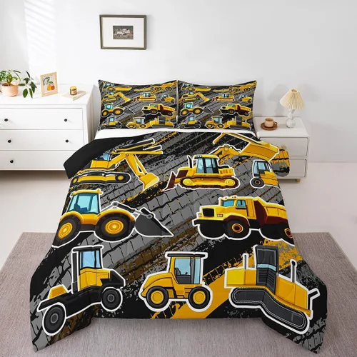Miniatura 27 de Erosebridal Juego de edredón de murciélago tamaño Queen para niños y niñas, juego de ropa de cama con degradado de arco iris, juego de edredón Multi