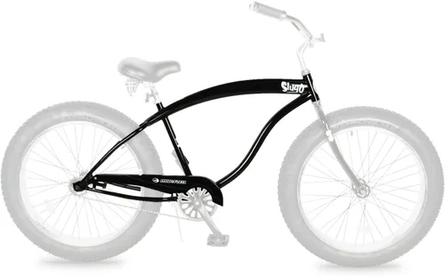 Miniatura 9 de MICARGI Marco de acero elástico Cruiser de 26 pulgadas y protector de cadena para posavasos de 1/3/7 velocidades/freno de disco multicolor