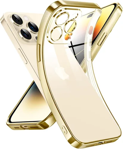 Miniatura 94 de Supdeal Funda transparente para iPhone 13 Pro, no amarillea, protección de cámara, probada en caídas de grado militar, transparente, a prueba