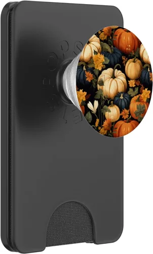 Miniatura 7 de Calabazas con patrón de otoño PopSockets estándar PopGrip
